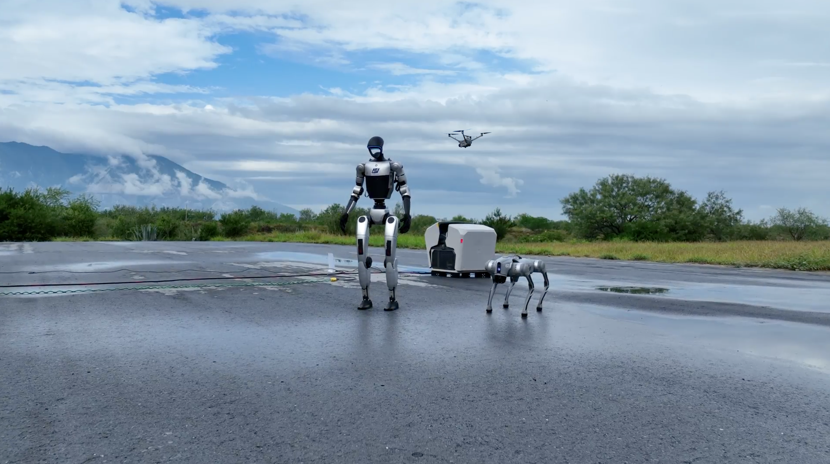 Operaciones con drones industriales